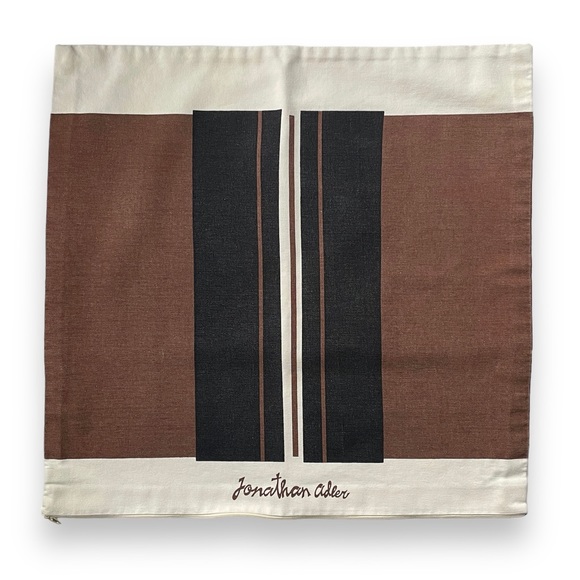RARE - Jonathan Adler (“Euro Size”) Pillow Cover - Picture 3 of 10